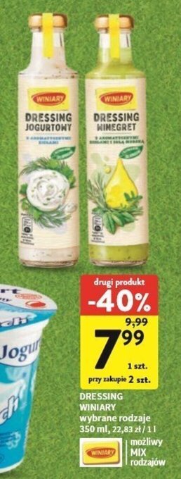 Intermarche DRESSING WINIARY 350ml oferta