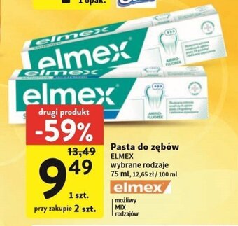 Intermarche Pasta do zębów ELMEX 75 ml oferta
