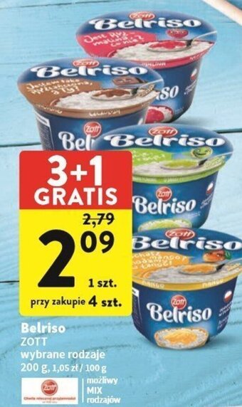 Intermarche Belriso ZOTT 200g oferta