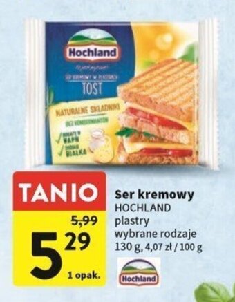 Intermarche Ser kremowy HOCHLAND 130g oferta