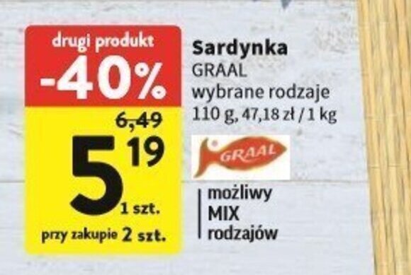 Intermarche Sardynka GRAAL 110 g oferta