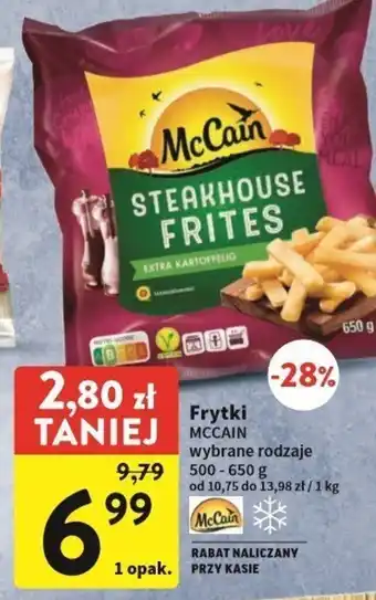 Intermarche Frytki MCCAIN 500-600g oferta