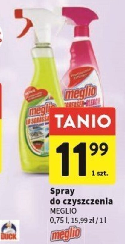 Intermarche Spray do czyszczenia MEGLIO 0,75l oferta