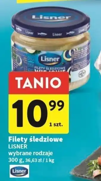 Intermarche Filety śledziowe LISNER 300g oferta