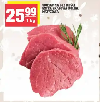 Spar Wołowina bez kości extra zrazowa dolna, krzyżowa 1kg oferta