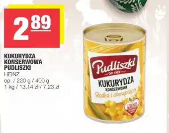 Kukurydza konserwowa Pudliszki 400g