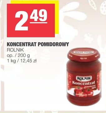 Spar Koncentrat pomidorowy Rolnik 200g oferta