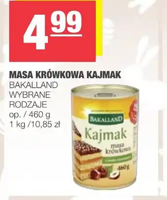 Spar Masa krówkowa Bakalland 460g oferta