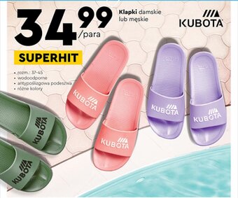 Biedronka KUBOTA Klapki damskie lub męskie oferta