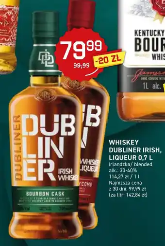 Duży Ben DUBLINER WHISKEY IRISH, LIQUEUR 0,7 L oferta