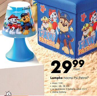 Biedronka Lampka nocna Psi Patrol* oferta