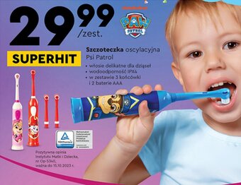 Biedronka Szczoteczka oscylacyjna Psi Patrol oferta