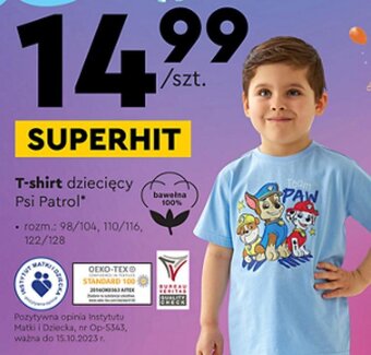 Biedronka T-shirt dziecięcy Psi Patrol* oferta