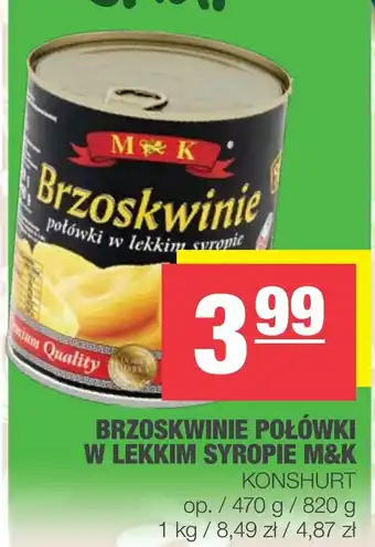 Spar Brzoskwinie połówki MK 820g oferta