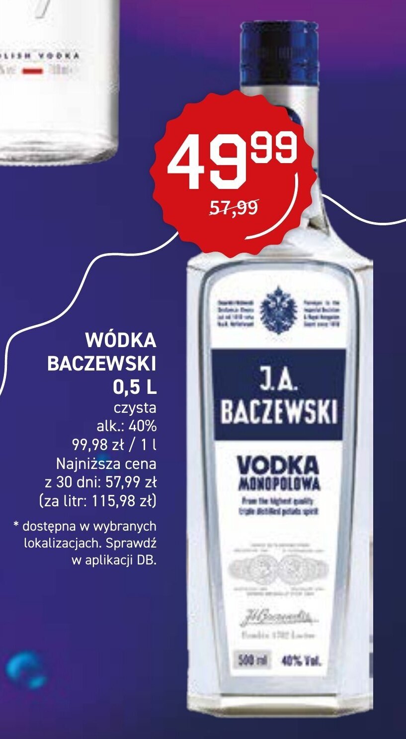Duży Ben BACZEWSKI WÓDKA 0,5l oferta