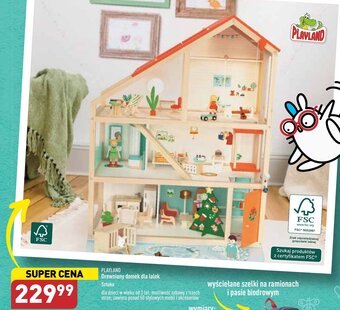 ALDI PLAYLAND Drewniany domek dla lalek oferta