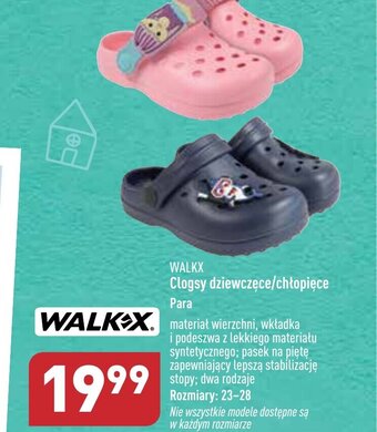 ALDI WALKX Clogsy dziewczęce/chłopięce oferta