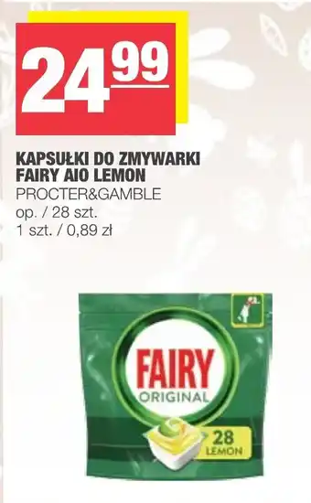 Spar Kapsułki do zmywarki Fairy AIO Lemon 28sztuk oferta