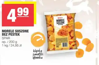 Spar Morele suszone bez pestek 200g oferta