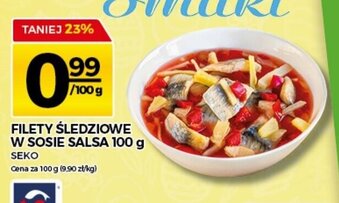 Topaz Filety śledziowe w sosie salsa 100g oferta