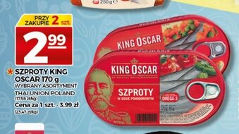 Topaz Szprot King Oscar 170g oferta