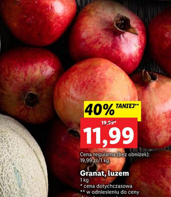 Lidl Granat, luzem 1 kg oferta