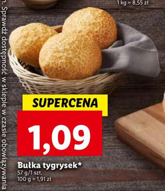 Lidl Bułka tygrysek 57g oferta