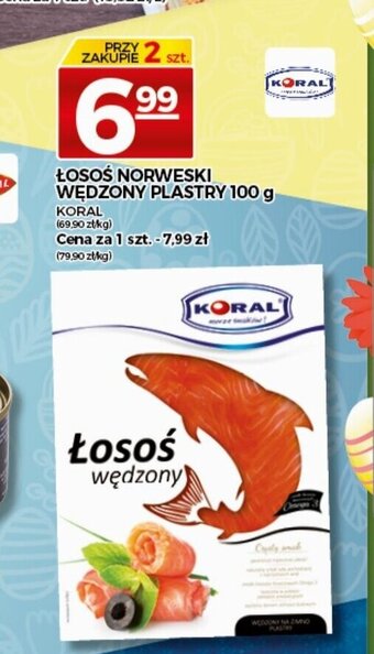 Topaz Łosoś norweski wędzony plastry 100g oferta