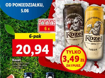 Lidl Kozel 6 x 500 ml oferta