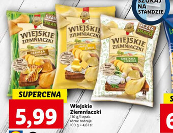 Lidl Wiejskie Ziemniaczki 130 g/1 opak oferta