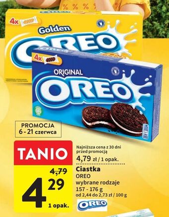 Intermarche Ciastka golden oreo oferta