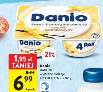 Intermarche Serek wanilia danone danio oferta