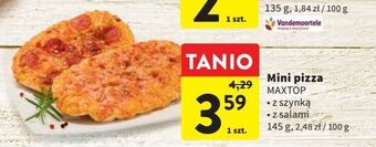 Intermarche Mini pizza z salami maxtop oferta