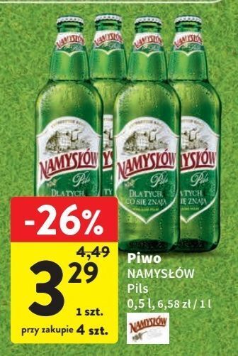 Intermarche Piwo namysłów pils oferta