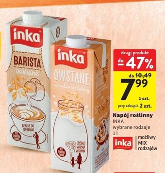 Intermarche Napój owsiany inka owsiane oferta