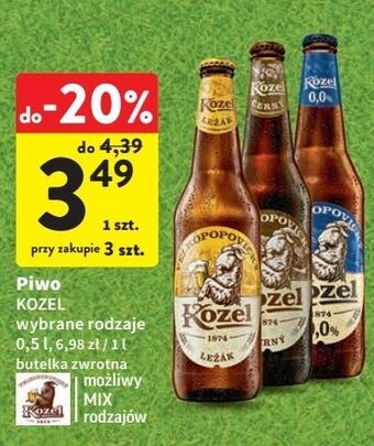 Intermarche Piwo kozel 0% oferta