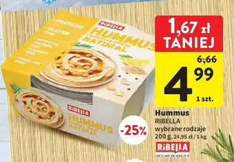 Intermarche Hummus natural ribella oferta