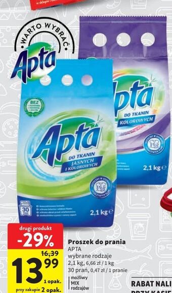 Intermarche Proszek do prania kolor apta oferta
