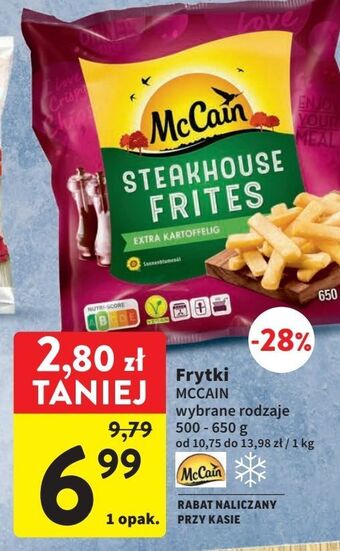 Intermarche Frytki steakhouse mccain oferta