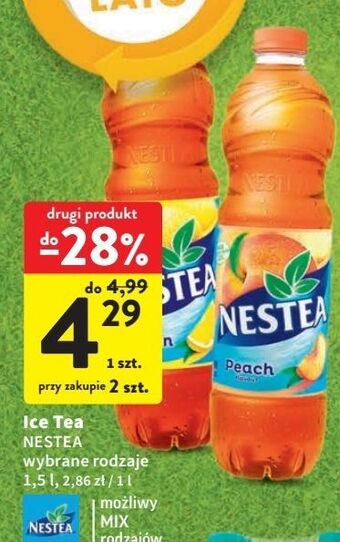Intermarche Herbata mrożona lemon nestea oferta