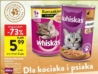 Karma dla kota z kurczakiem w sosie whiskas
