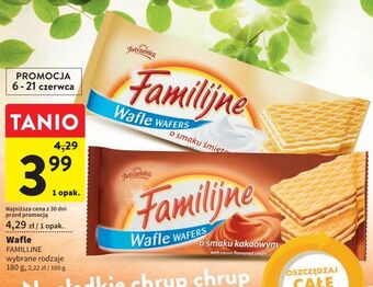 Intermarche Wafle kakaowe jutrzenka familijne oferta