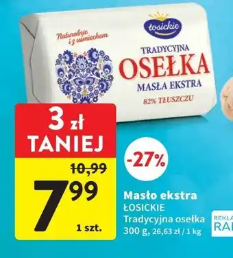 Intermarche Masło osełka łosickie oferta