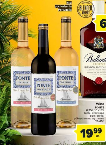 Carrefour Wino ponte portugal dry oferta