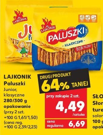 Kaufland Paluszki lajkonik junior oferta