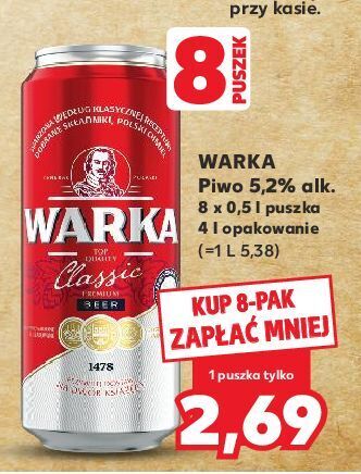 Kaufland Piwo warka oferta