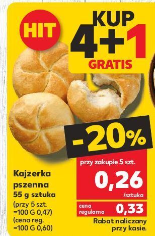 Kaufland Kajzerka pszenna oferta