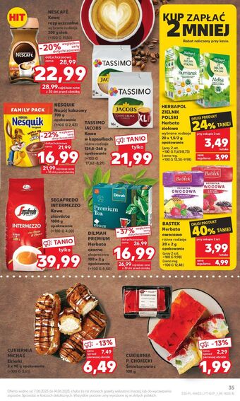 Kaufland Kawa nescafe crema oferta