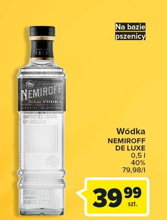 Carrefour Wódka nemiroff de luxe oferta