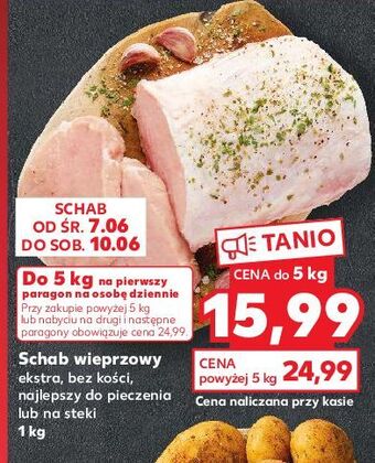 Kaufland Schab wieprzowy bez kości oferta